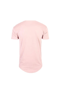 T-Shirts - Curved Hem Signature T-Shirt Pink
