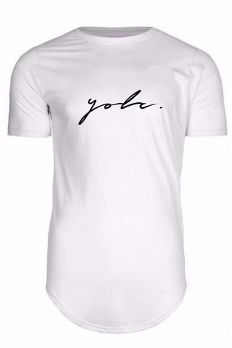 T-Shirts - Curved Hem Signature T-Shirt White