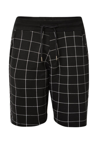 Grid Shorts Black