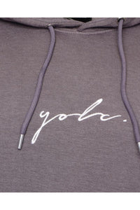 Hoodie & Shorts Set Stripe Ash Grey