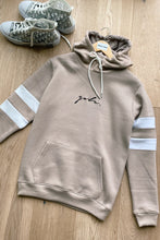 Load image into Gallery viewer, Hoodie &amp; Shorts Set Stripe Stone