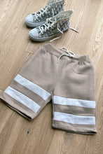 Load image into Gallery viewer, Hoodie &amp; Shorts Set Stripe Stone