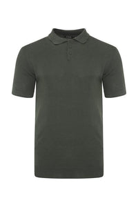 T-Shirts - Lightweight Knitted Polo Short Sleeve Khaki