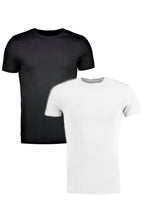 Load image into Gallery viewer, T-Shirts - Muscle Fit T-Shirt Pack White &amp; Black