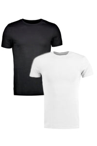 T-Shirts - Muscle Fit T-Shirt Pack White & Black
