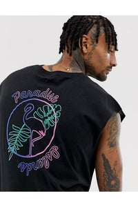 Paradise Tank Vest Black