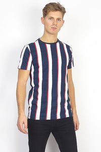 Parlor Stripe T-Shirt Navy