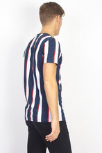 Load image into Gallery viewer, Parlor Stripe T-Shirt Navy