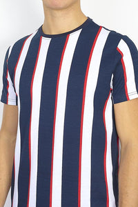 Parlor Stripe T-Shirt Navy