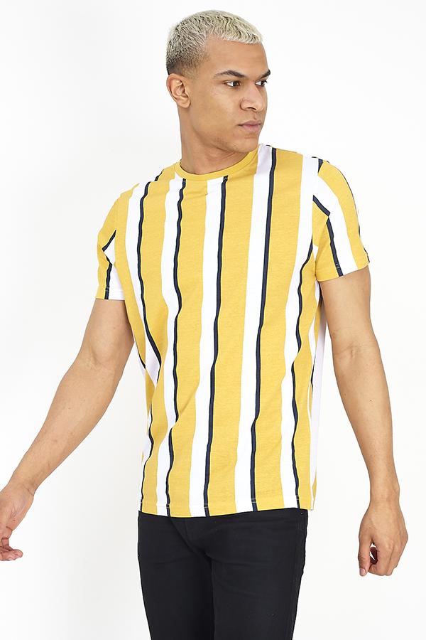 Parlor Stripe T-Shirt Yellow