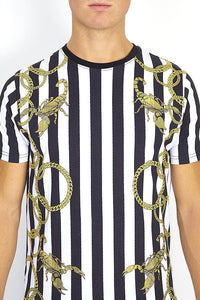 Stripe Chain T-Shirt
