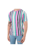 Load image into Gallery viewer, Stripe T-Shirt Pastel Aqua