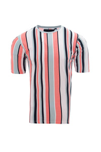 Stripe T-Shirt Pastel Coral