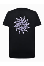 Load image into Gallery viewer, Sun Back Print T-Shirt Black