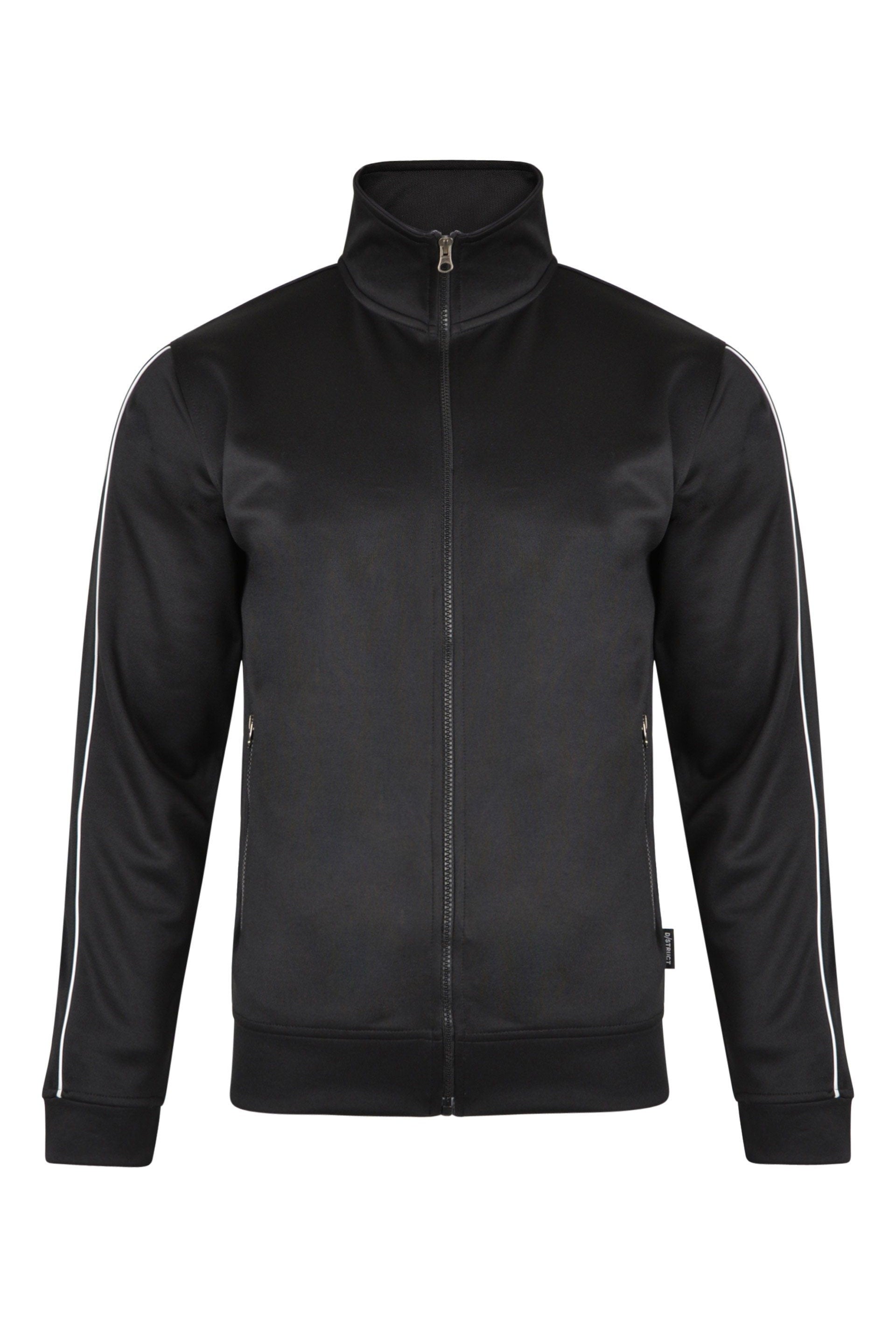 Tricot Zip Top Black