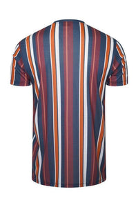 Signature Stripe T-Shirt Burg/ Orange