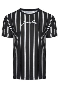 T-Shirts - Vertical Signature T-Shirt Double Black