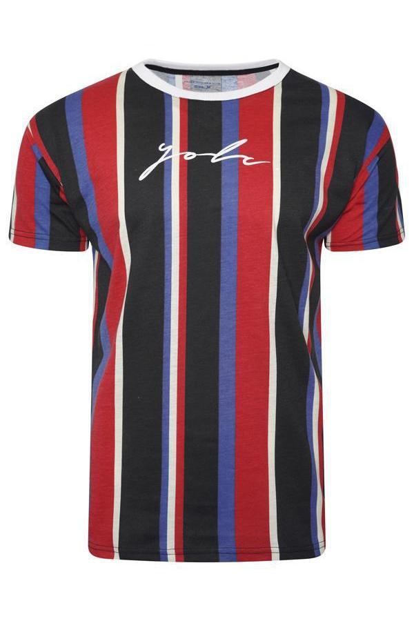 T-Shirts - Vertical Signature T-Shirt Multi Red