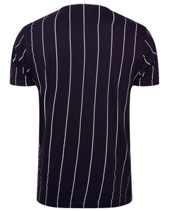 T-Shirts - Vertical Stripe T-Shirt Navy
