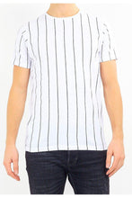 Load image into Gallery viewer, T-Shirts - Vertical Stripe T-Shirt White
