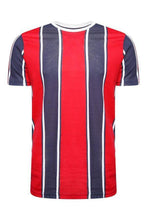 Load image into Gallery viewer, T-Shirts - Wide Vertical Stripe T-Shirt Navy/ Red