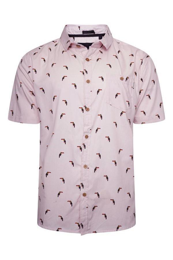 Toucan Holiday Shirt Pink