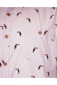 Toucan Holiday Shirt Pink