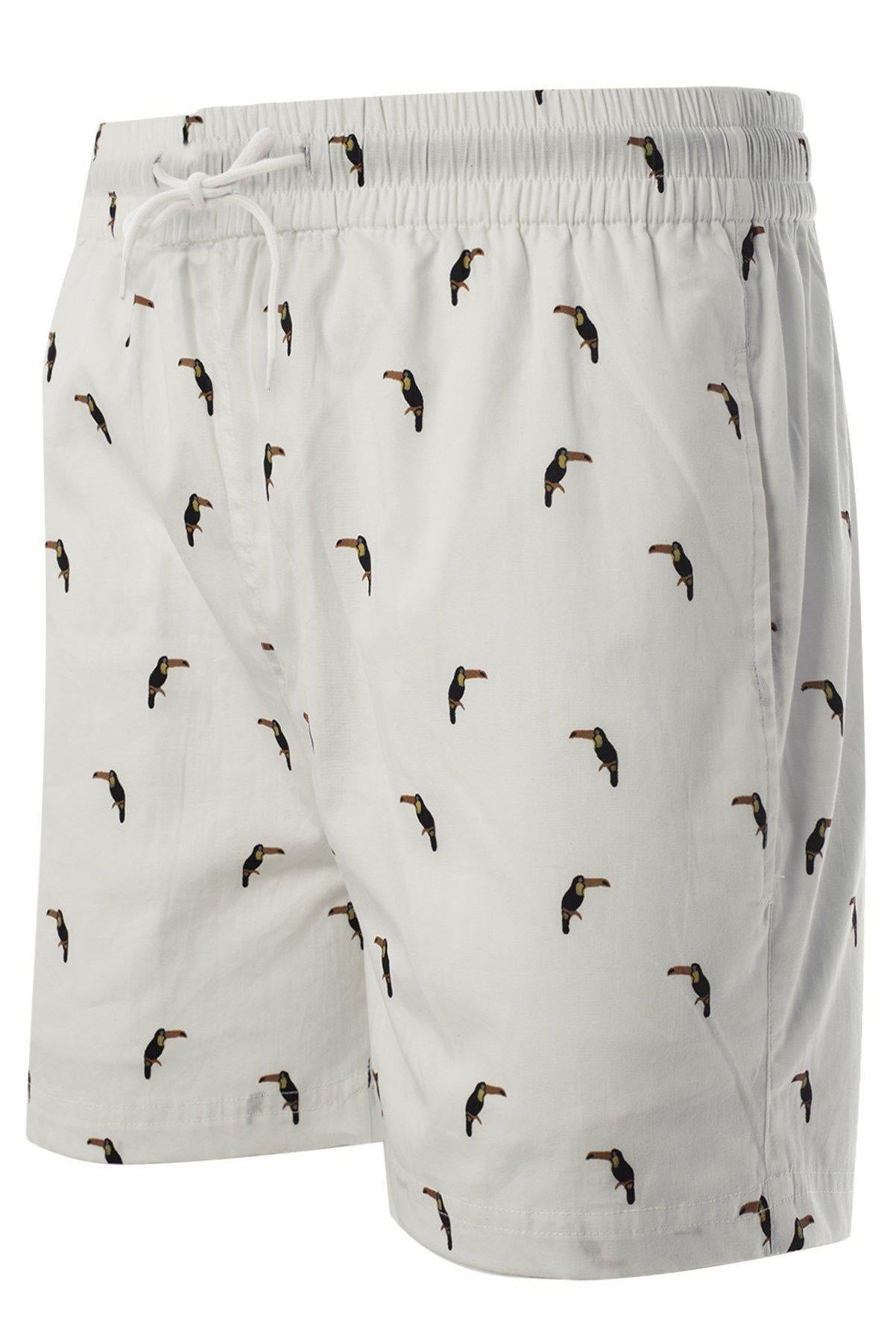 Toucan Shorts White