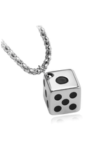 Load image into Gallery viewer, Watches - Dice Silver Pendant