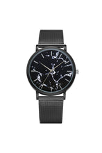 Load image into Gallery viewer, Watches - Marble Mesh Watch Black