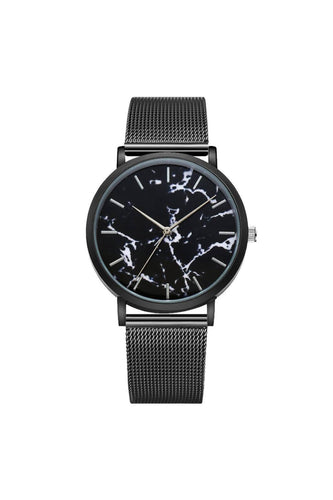 Watches - Marble Mesh Watch Black