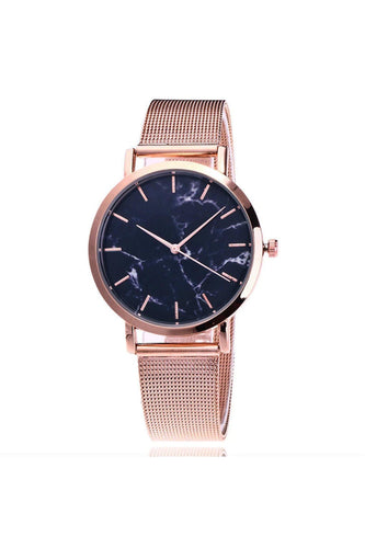 Watches - Marble Mesh Watch Rose Gold